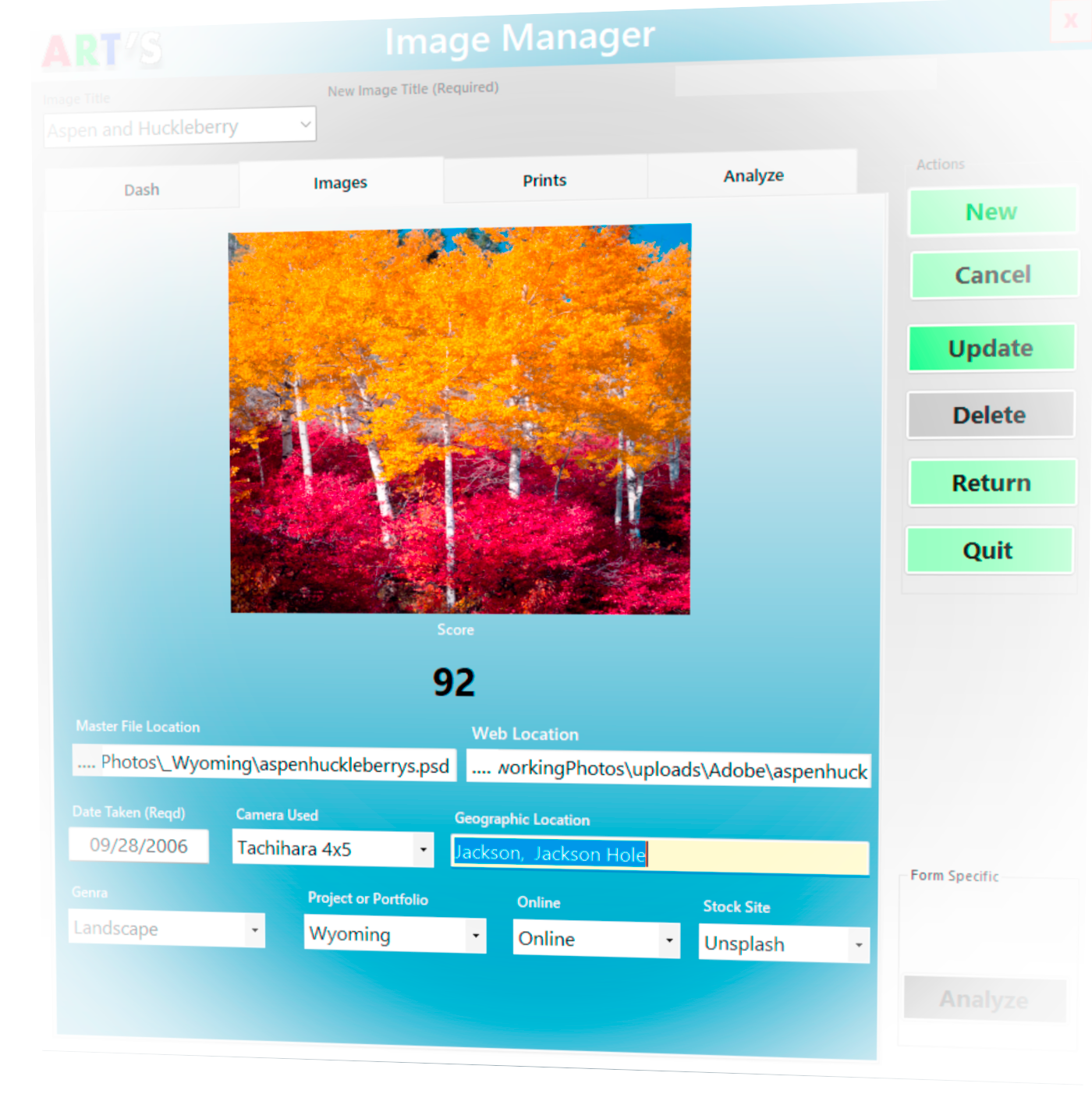 Image Tab
